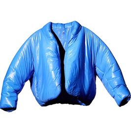 Blue Puffer Jacket YZY Kanye west