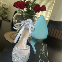 Silver High Heels 