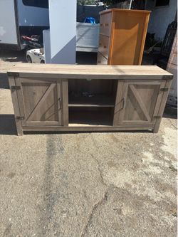 Grey TV stand
