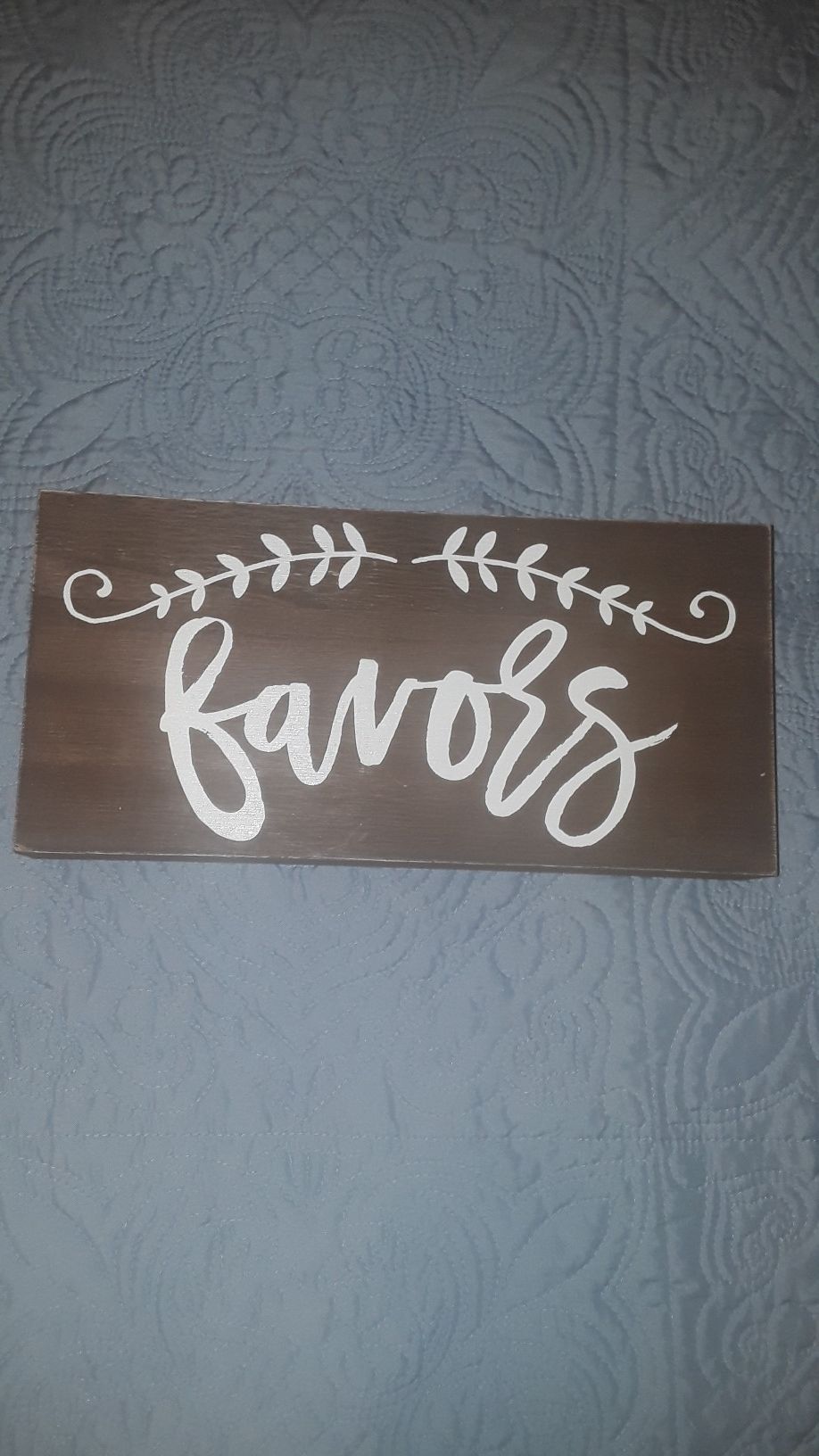 Wedding favor sign