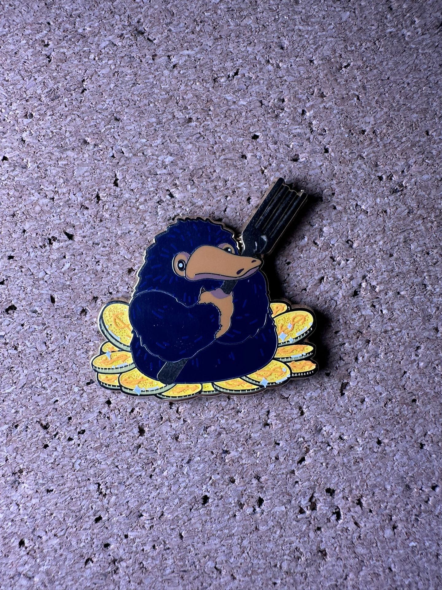 Harry Potter Fantastic Beasts Niffler Enamel Lapel Pin