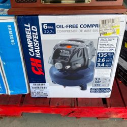 6 Gal Oil Free Compressor