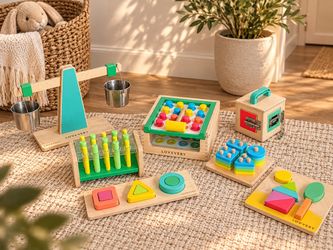 🧸 Lovevery Wooden Toy Collection – Beautiful Montessori-Inspired Set
