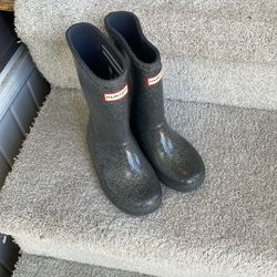 Girls Hunter Original Short Rain Boots Waterproof Matte Comfort 