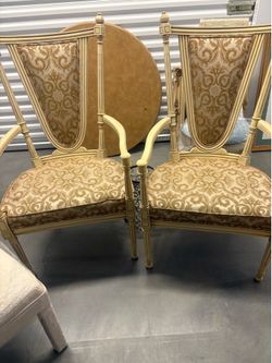 Pair of French Provincial Dining Chairs