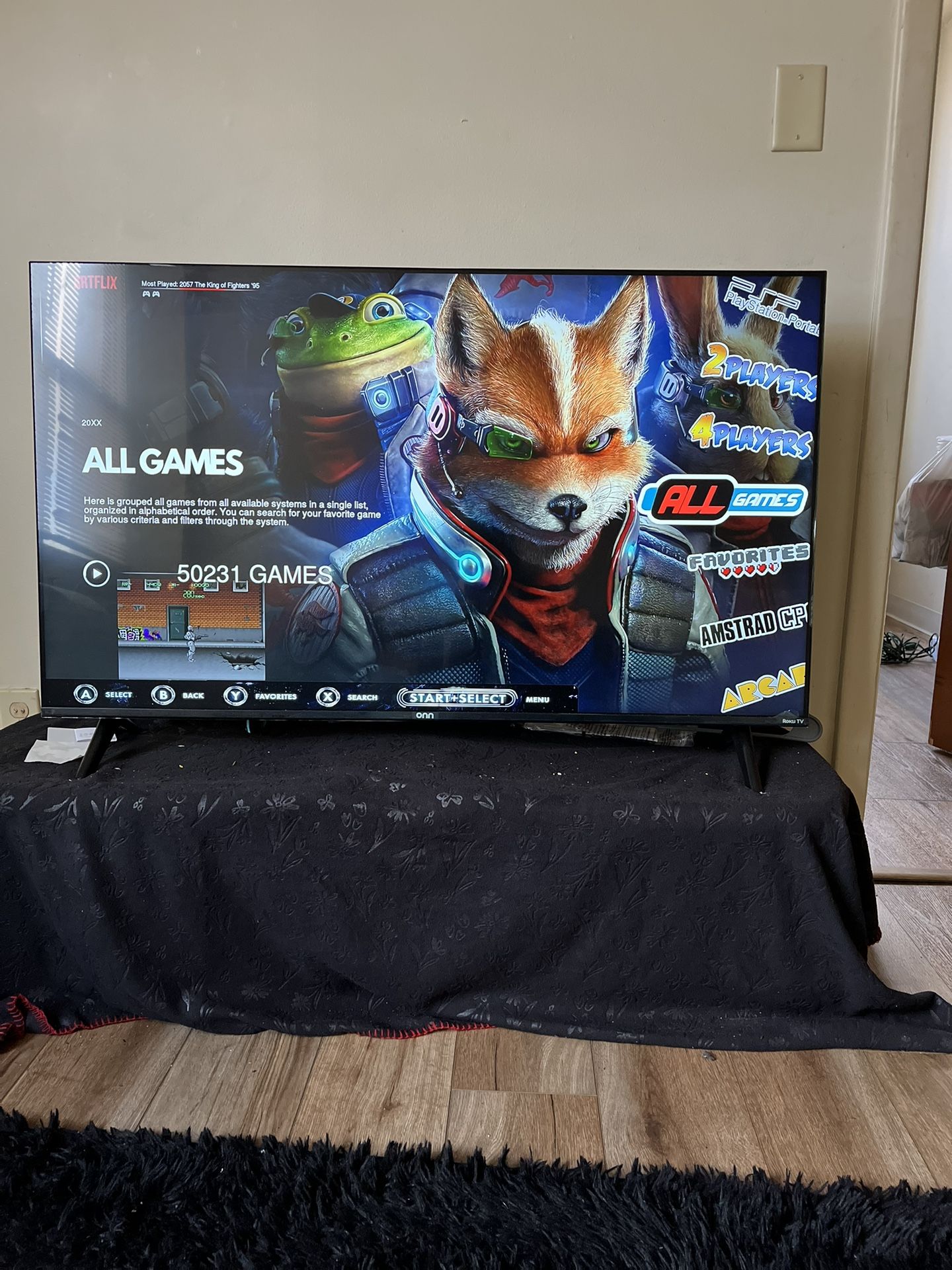 Onn 50inch Roku Smart Tv