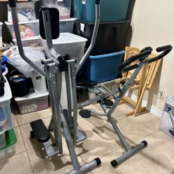 Bycicle  And Air Walking  Exercise Machine !!!!