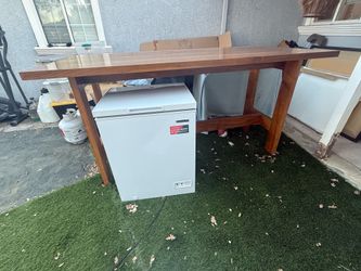 Wood table