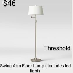 Brand New Threshold Swing Arm Floor Lamp