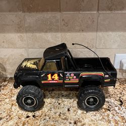 Vintage 14'' Tonka Truck 4X4 PICK-UP Off-Road BlackBird #14 MR-970 Die Cast USED
