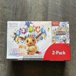 Pokemon Scarlet & Violet Prismatic Evolutions Costco Bundle ETB + Booster Bundle