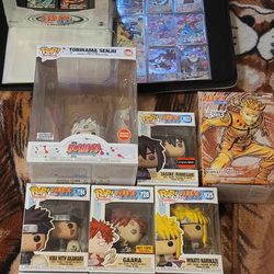Naruto and Boruto Collection/Figure, Funko Pops And Cards With Sleeves