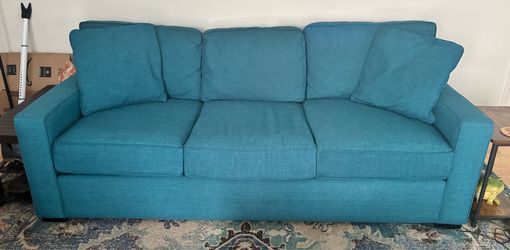 Teal Blue sofa