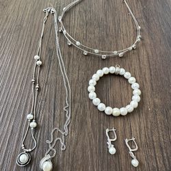 Pearl Jewelry Set