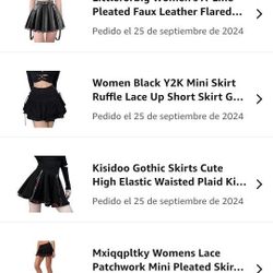 Gothic or Punk skirts & Corset