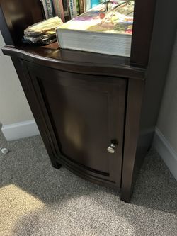 Wood Display Cabinet