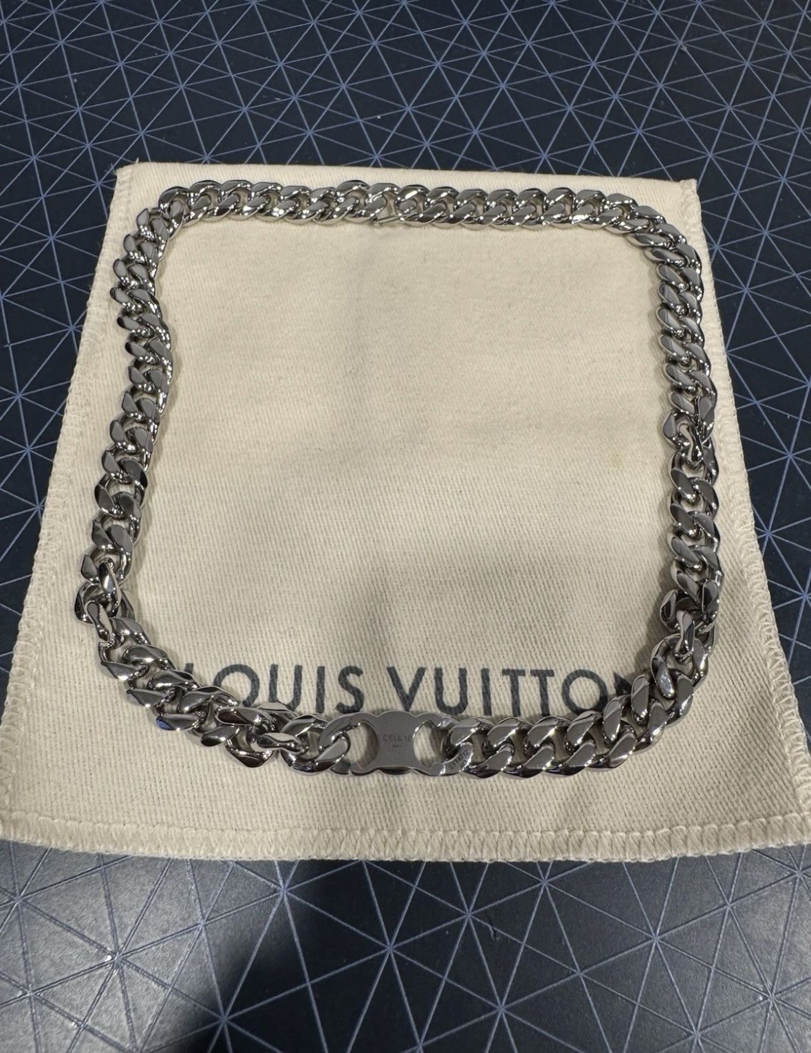 Celine Triomphe FTT3273 Necklace metal Silver