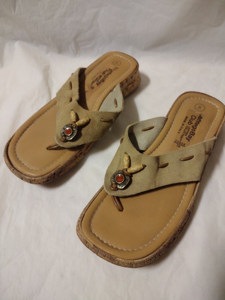 Montego Bay Ladies Leather Sandals