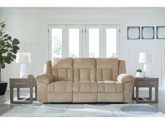 Tip-Off Wheat Power Reclining Sofa