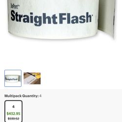 Du Pont Straight Flashing (4Pack) 9 X 125