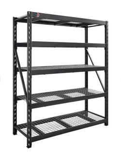 Heavy-Duty 5-Tier Steel Wire Shelving Unit