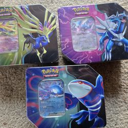 Pokemon Azure Legends Tin 3 Set