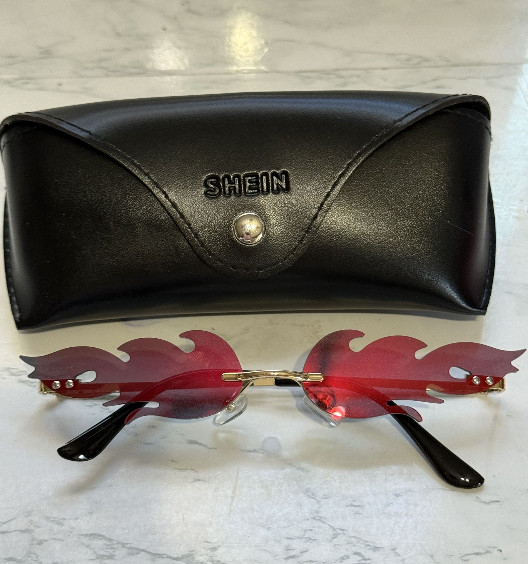Red Flame Sunglasses (SHEIN)
