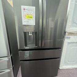 Refrigerator Black Stainless New Nevera Negra 