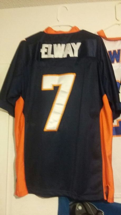 stitched elway jersey