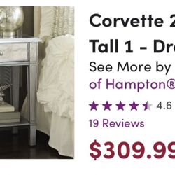 Glass Night Tables - 2 of Them (Still In Box) 