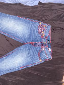 True religion jeans orange is size 30 red is size 29 or