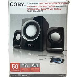 Coby Phone,computer Speakers Good Bass And Good Tweeters 