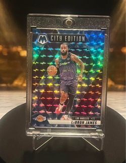 LeBron James Mosaic City Edition Prizm Card