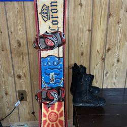 Dakine 155 Snowboard package 