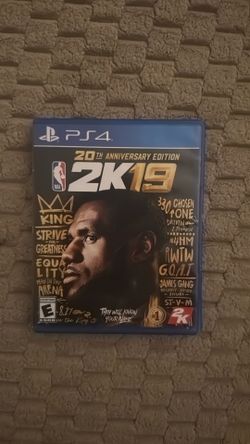 PS4 nba 2k19 20th anniversary edition