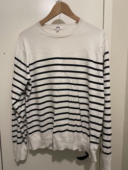 Mens Long Sleeve Light Sweater Large 
