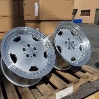 Mercedes 500 del 380 sec  560 sel 18  18” offset Amg styie Styie staggered  rims tires set
