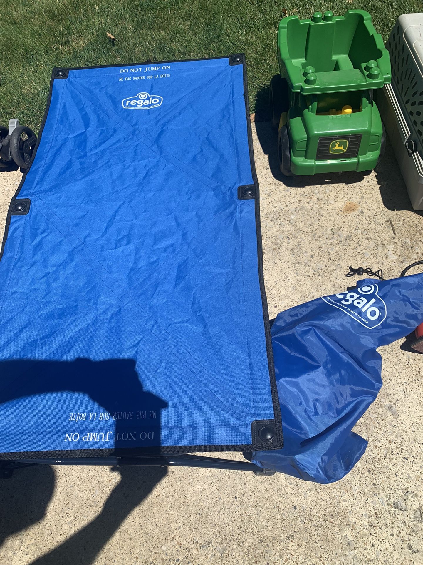Regalo My Cot Portable Toddler Bed, Royal Blue