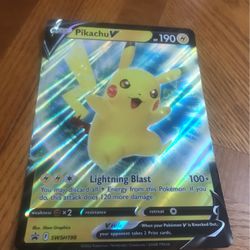Giant Pokémon Card Pikachu V 