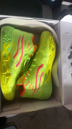 PUMA MB.03 Basketball Sneakers Neon Green