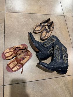 Ostrich boots from Mexico
