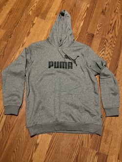 Puma men’s hoodie gray sweater size large