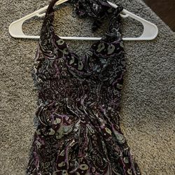 Purple Boho Dress