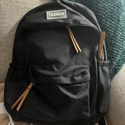Brand new black backpack 