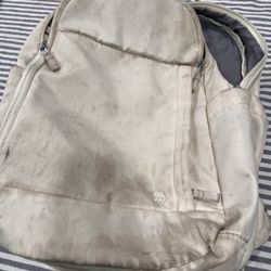 White Backpack 