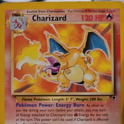 Charizard Pokemon Card Non Holo Legendary Collection 