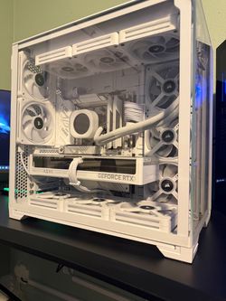 Gaming PC White Build, 9950x3d, 5070, Samsung 9100 2TB, 32gb Ram