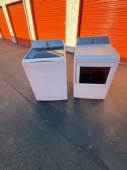 Washer and electric dryer