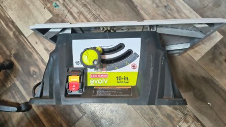 Craftsman evolv 10-in table saw