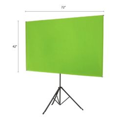Portable Green Screen For Video Production, Photo Shoots, YouTube Twitch Etc
